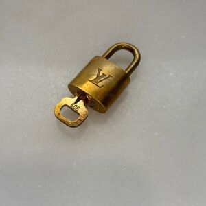 Louis Vuitton Brass Padlock with Key